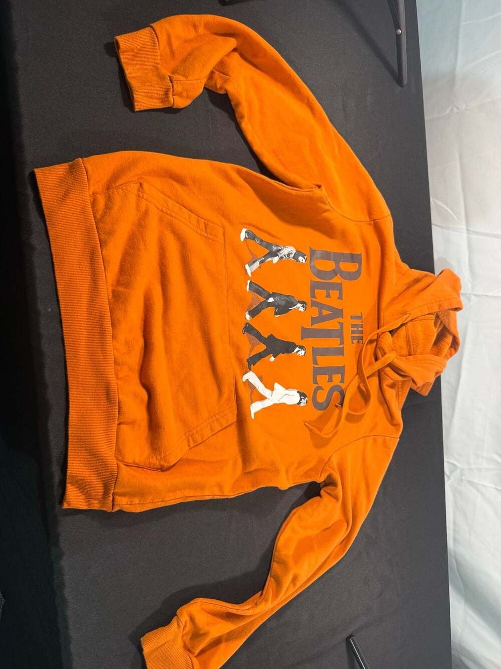 The Beatles Orange Graphic Pullover Hoodie